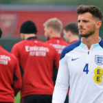 Focused Ben White at training session