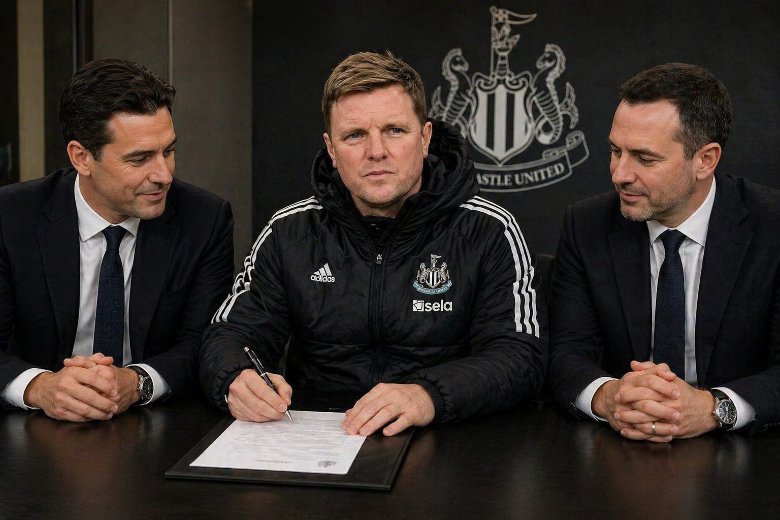 DEAL ACCEPTED: Newcastle united F.C. manager Eddie Howe has finally signed a contract worth about $908.9 million with No...see more - Uncategorize 