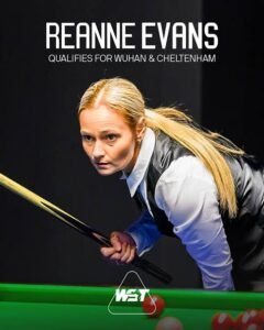 BOMBSHELL ANNOUNCEMENT: Snooker superstar Reanne Evans has been welcome back from sport as he was tested positive of….see more - Blog 