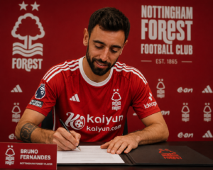 DONE DEAL: Good Bye Manchester United’s F.C Superstar (Mid fielder) Bruno Fernandez Agreed AND ACCEPTED a deal contract worth of €600M with Nottingham forest due to the Agreement Bruno Fernandez Accepted the contract with  conditions that….see more - Uncategorize 