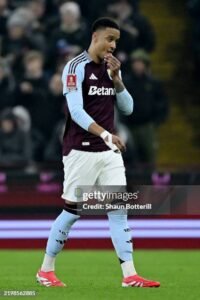 GOOD BYE SAD NEWS: Aston villa FC defender Ezri Konsa (4) has been officially announced his departure from the club stating his reasons that.... see more - Uncategorize 