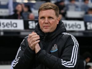 BOMBSHELL ANNOUNCEMENT:Newcastle  united  Head Coach Eddie Howe has been banned and suspended from sport as he was tested positive of….see more.. - Uncategorize 