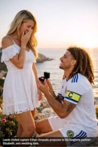 IT'S OVER BETWEEN US: Leads United FC defender Ethan Ampadu (Captain) has finally separated with his fiancee Elizabeth after they were engaged of resent and set a day for their wedding and this occurred with the following reasons.... see more - Uncategorize 