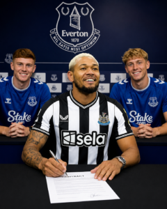DEAL ACCEPTED: Newcastle United FC midfielder Joelinton has finally signed a contract worth $50.5m with everton.... see more - Uncategorize 