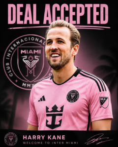 SHOCKING TRANSFER: INTER MIAMI HAS OFFICIALLY CONFIRMED THE SIGNING OF HIGHLY RATED STRIKER HARRY KANE FROM... SEE MORE - Uncategorize 