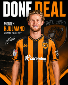 DEAL ACCEPTED: SHOCKING NEWS – Hull City Have Just Signed Midfielder Morten Hjulmand from Atlético Madrid.....See More - Hull city 