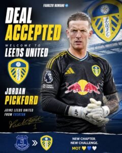 DEAL DONE LEED fc officially complete a deal to sign a talented goal kipper Jordan Pickford from... see more - Uncategorize 