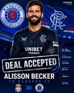EXCLUSIVE DEAL: Ranger Fc officially complete a deal to sign a talented  goalkeeper alison becker from L….See more - Uncategorize 