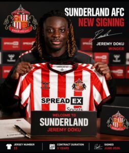 DEAL ACCEPTED: Sunderland AFC has officially complete a stunning deal to sign a new Winger Jérémy Doku from…. See more | Screenshot_20260806-085111_1-254x300 DEAL ACCEPTED: Sunderland AFC has officially complete a stunning deal to sign a new Winger Jérémy Doku from…. See more - Uncategorize