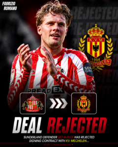 DEAL REJECTED: Sunderland AFC Defender Leo Hjelde has just rejected signing contract with.... see more - Uncategorize 
