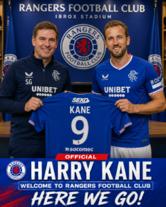 THESE IS THE BEST NEWS WE COULD HOPE FOR: Rangers FC has just Officially completed the signing deal of a new talented striker Harry Kane from.... see more - Uncategorize 