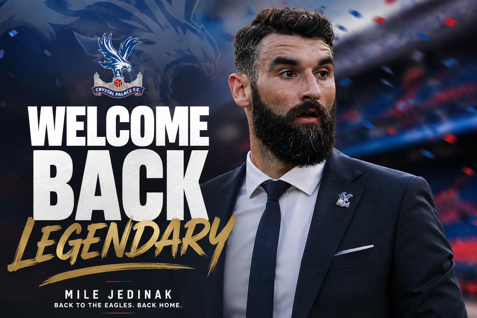 THESE IS THE BEST NEWS WE COULD HOPE FOR: In a moment that has sent shockwaves of joy through the valley and The EPL broader community, Crystal Places head coach Oliver Glasner has officially confirmed that legendary defensive midfielder Mile Jedinak is returning to the organisation _ this time not as a player but as their new senior c….see more | file_00000000260c820c9bbbb3271db250e9 THESE IS THE BEST NEWS WE COULD HOPE FOR: In a moment that has sent shockwaves of joy through the valley and The EPL broader community, Crystal Places head coach Oliver Glasner has officially confirmed that legendary defensive midfielder Mile Jedinak is returning to the organisation _ this time not as a player but as their new senior c….see more - Uncategorize