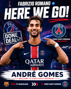 UNBELIEVABLE: Paris Saint-Germain FC Has just signed a new Winger/Forward Ferran Torres From....see more - Uncategorize 