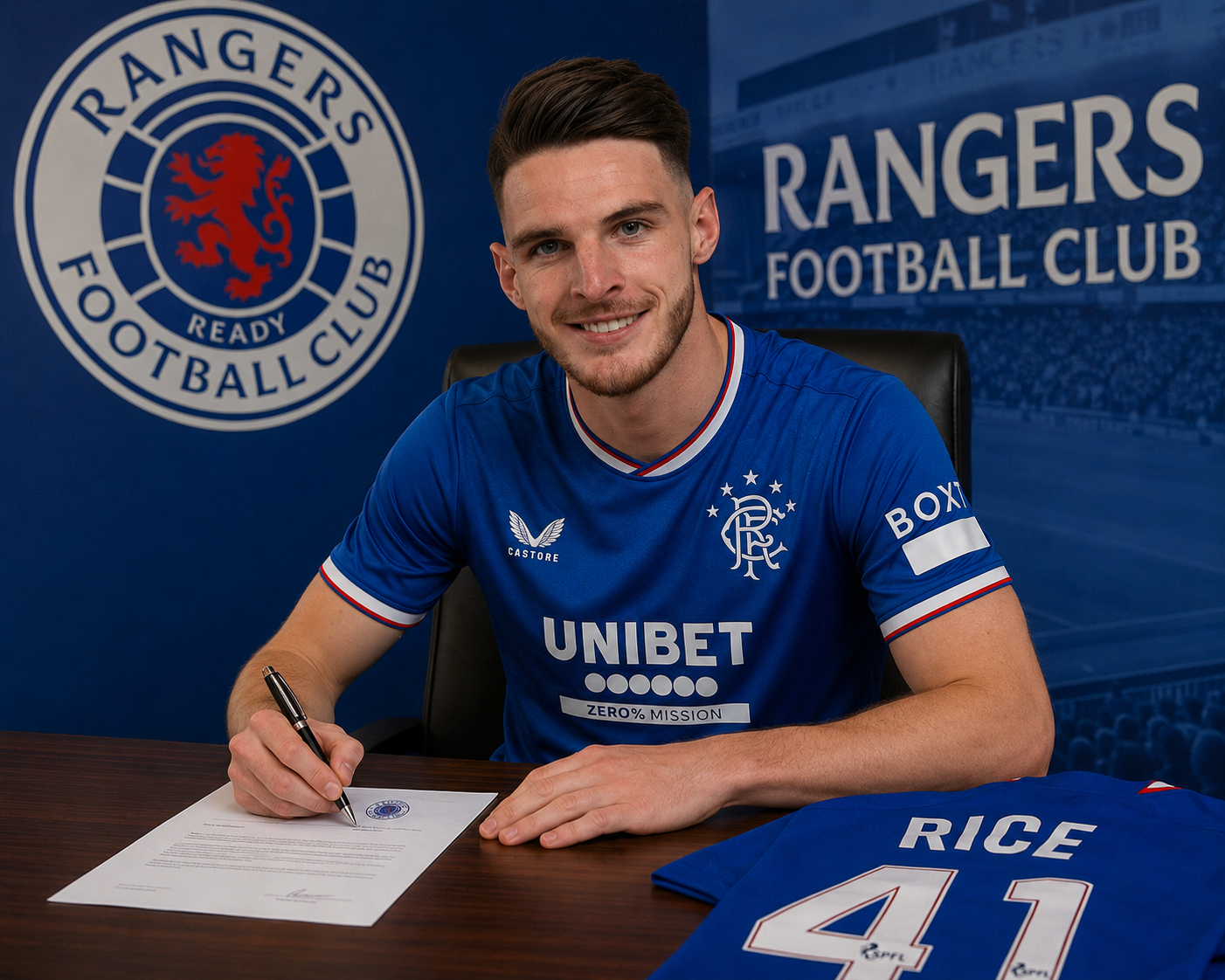 DEAL ACCEPTED: Rangers FC has officially completed a stunning deal to sign a new Midfielder, Declan Rice, from..... See more - Uncategorize 