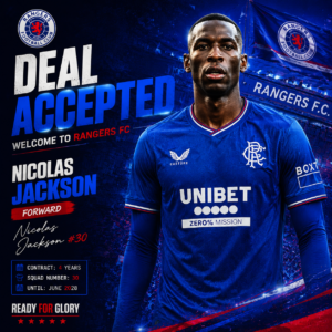 DEAL ACCEPTED: Rangers FC has officially complete a stunning deal to sign a talented new Striker Nicolas Jackson from C…. See more | file_000000005bc481f4af6c35be4d57ca3e-300x300 DEAL ACCEPTED: Rangers FC has officially complete a stunning deal to sign a talented new Striker Nicolas Jackson from C…. See more - Uncategorize