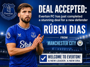 DEAL ACCEPTED: Everton FC has just completed a stunning deal for a new defender Rúben Dias from.... see more - Uncategorize 