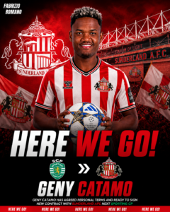 THESE IS THE BEST NEWS WE COULD HOPE FOR: Geny Catamo a Creative Winger has agreed personal terms and ready to sign new contract with  Sunderland AFC next...…see more - Uncategorize 