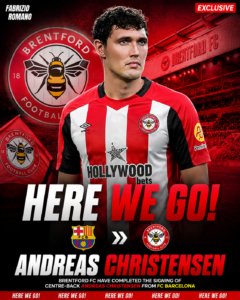 EXCLUSIVE: Brentford FC has just Completed the Signing Deal of a new Centre-back Andreas Christensen from.... See more - Uncategorize 