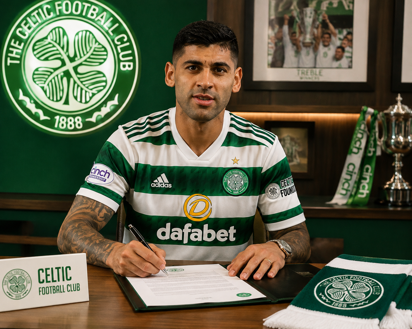 DEAL ACCEPTED: Celtic FC officially completed a stunning contract deal worth £150 million to sign a new Central Defender, Cristian Romero, not just as a player but as their new… see more - Uncategorize 