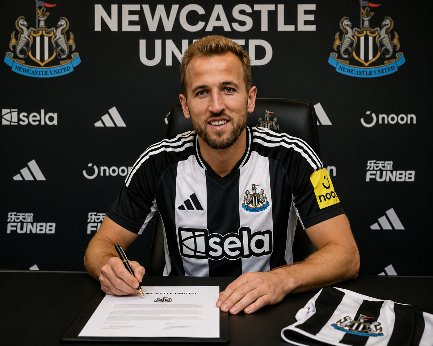 DEAL ACCEPTED: Newcastle United FC has officially completed a stunning deal to sign a new Striker, Harry Kane, from..... See more - Uncategorize 