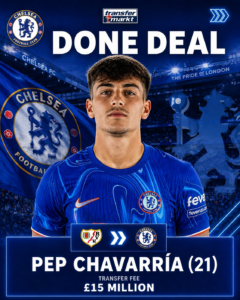 CONFIRMED DEAL : Chelsea FC has officially completed a deal to sign a new Defender Pep Chavarría From.…see more - Uncategorize 