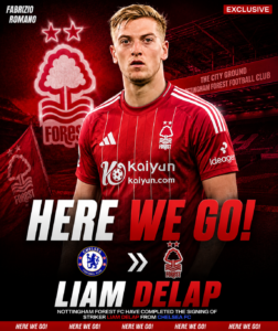 EXCLUSIVE: Nottingham Forest FC has just Completed the Signing Deal of a new Striker Liam Delap from.... See more - Uncategorize 