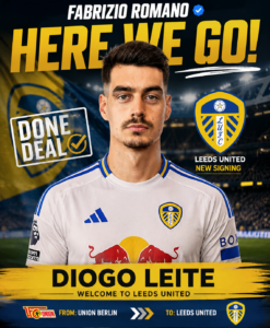 UNBELIEVABLE: Leeds United FC Has just signed a new Centre-back Diogo Leite From....see more - Uncategorize 