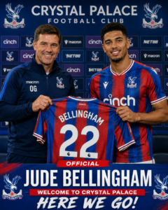 THESE IS THE BEST NEWS WE COULD HOPE FOR: Crystal Palace FC has just Officially completed the signing deal of a new talented midfielder Jude Bellingham from....see more - Uncategorize 