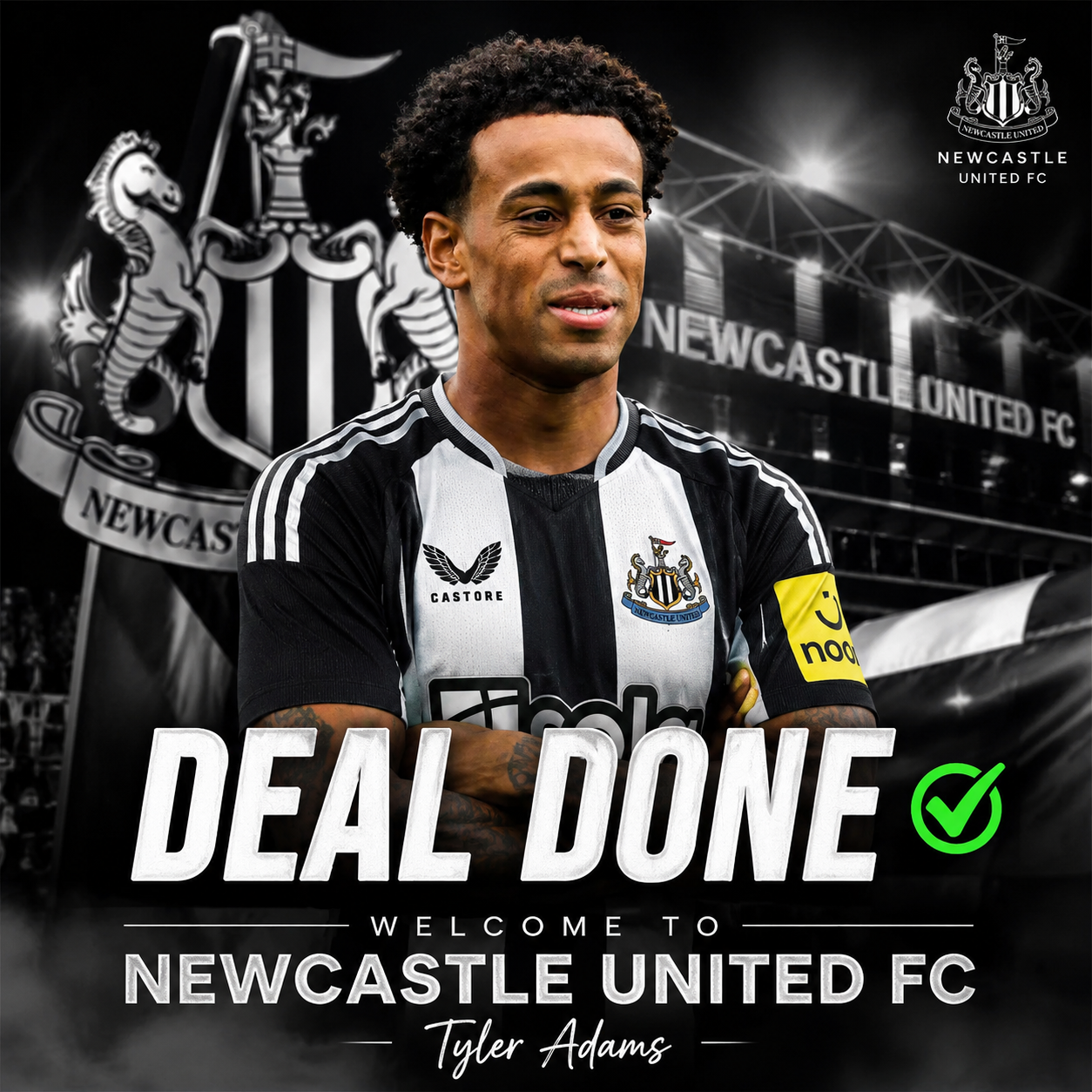 DEAL DONE: Newcastle United FC have reportedly sealed a $50 million deal to sign defensive midfielder Tyler Adams. The United States international is expected to add steel, leadership, and energy to the Magpies' midfield ahead of the new.....see more | file_00000000cdcc81f4b727956923f71514 DEAL DONE: Newcastle United FC have reportedly sealed a $50 million deal to sign defensive midfielder Tyler Adams. The United States international is expected to add steel, leadership, and energy to the Magpies' midfield ahead of the new.....see more - Uncategorize