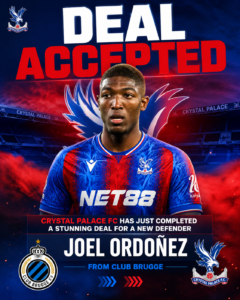 DEAL ACCEPTED: Crystal Palace FC has just completed a stunning deal for a new defender Joel Ordóñez from.... see more - Uncategorize 