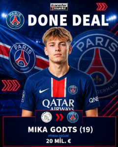 DEAL ACCEPTED: Paris Saint Germain FC has Officially completed the signing deal of a new Winger Mika Godts from....see more | file_00000000f45881f4a698cec882470314-240x300 DEAL ACCEPTED: Paris Saint Germain FC has Officially completed the signing deal of a new Winger Mika Godts from....see more - Uncategorize