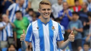 DEAL ACCEPTED:  Manchester city  has officially complete a deal to sign a talented attacking  midfielder Martin Ødegaard  from…. See - Uncategorize 